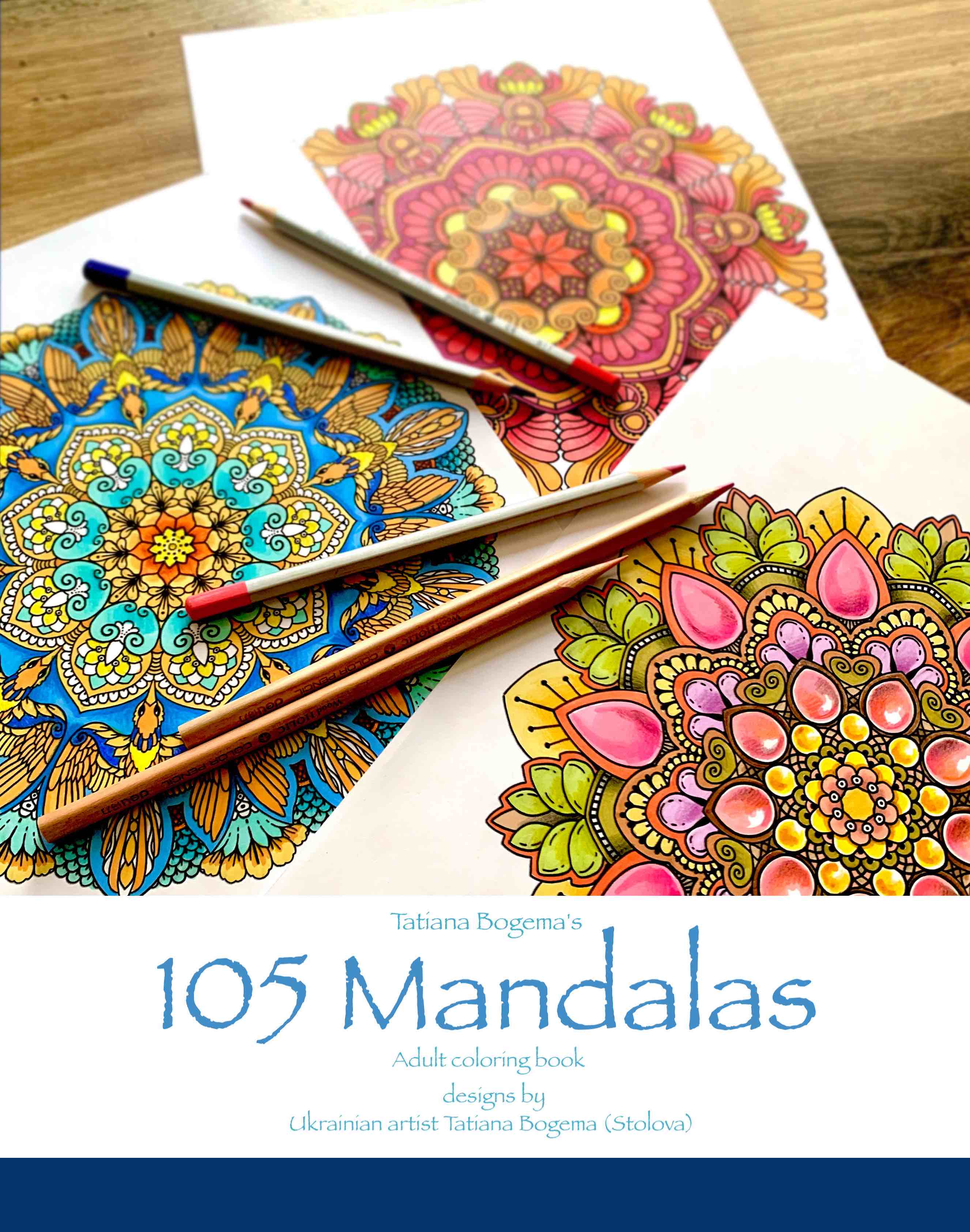 Tatiana Bogema's Mandala - Adult Coloring Book