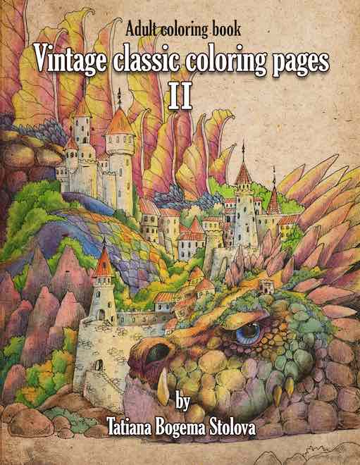 Vintage Classic Coloring Pages II