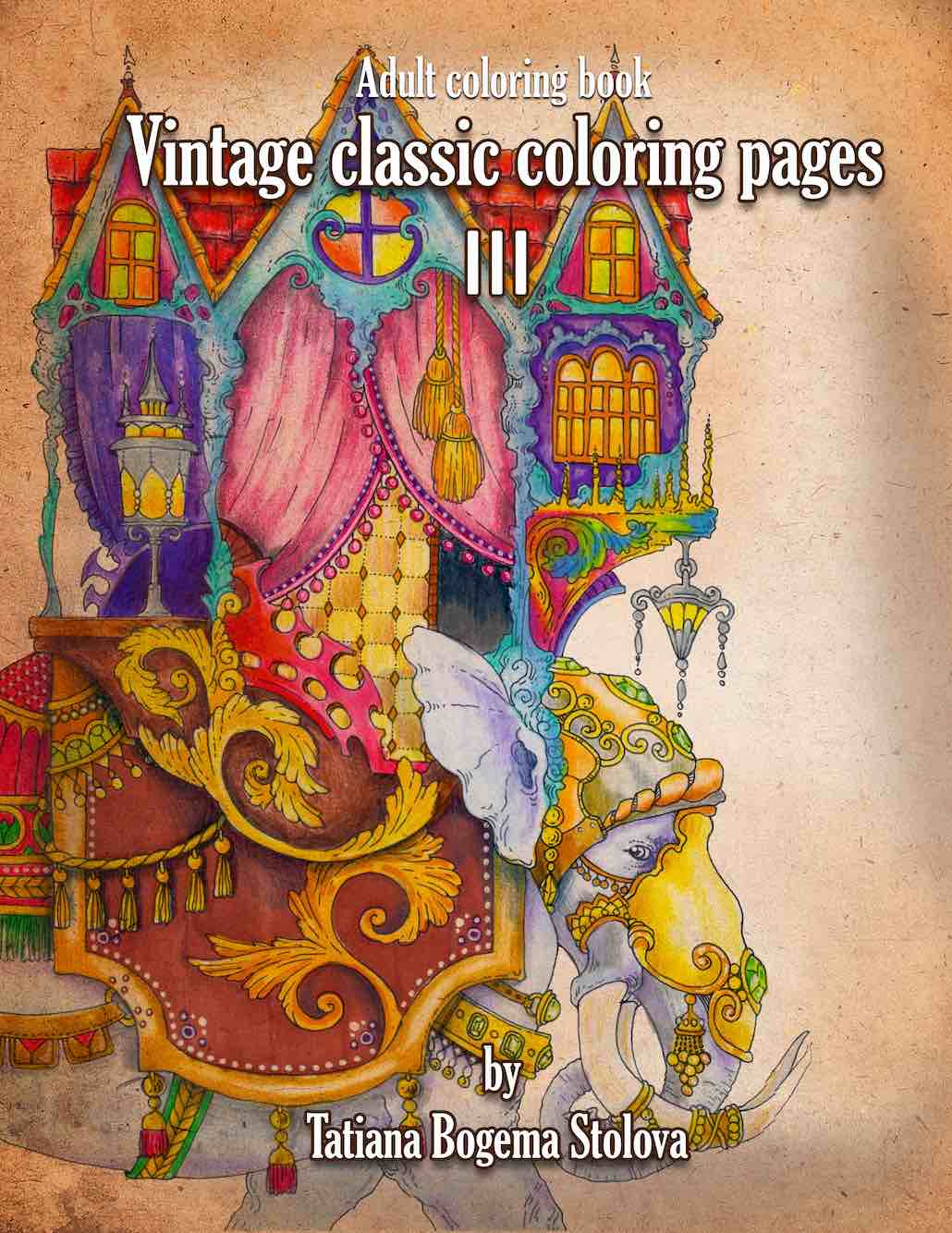 Vintage Classic Coloring Pages III